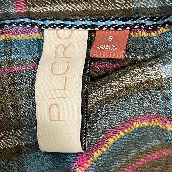 Anthropologie Pilcro Plaid Button Front Top Size Small - Picture 8 of 11